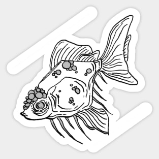 Ink Goldfish Sticker